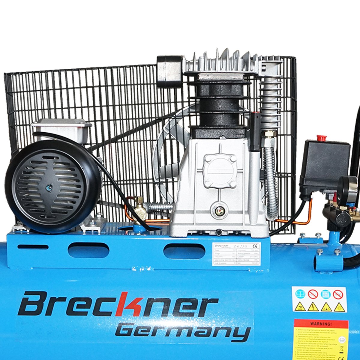 Compresor aer 220V, 100L putere 2.2kW/3CP presiune maxima 8 Bar, debit 250L/min Breckner Germany